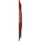 Ekena Millwork Oslo Ceiling Medallion (Fits Canopies up to 7 5/8"), Hand-Painted Firebrick, 38 3/8"OD x 2 7/8"P CM38OSFIF - alternate 2